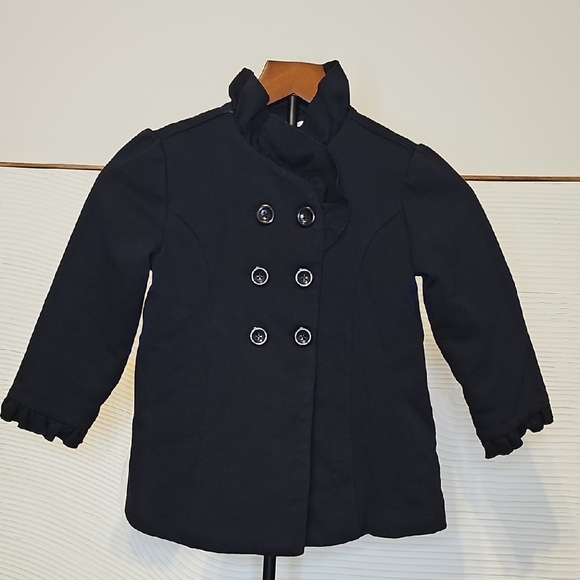 Janie and Jack Other - Janie and Jack Classic Black Pea Coat for Kids